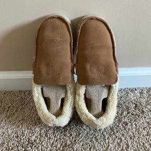 Sanuk womens Chiba Chill Suede Loafer Flat, Chestnut 8